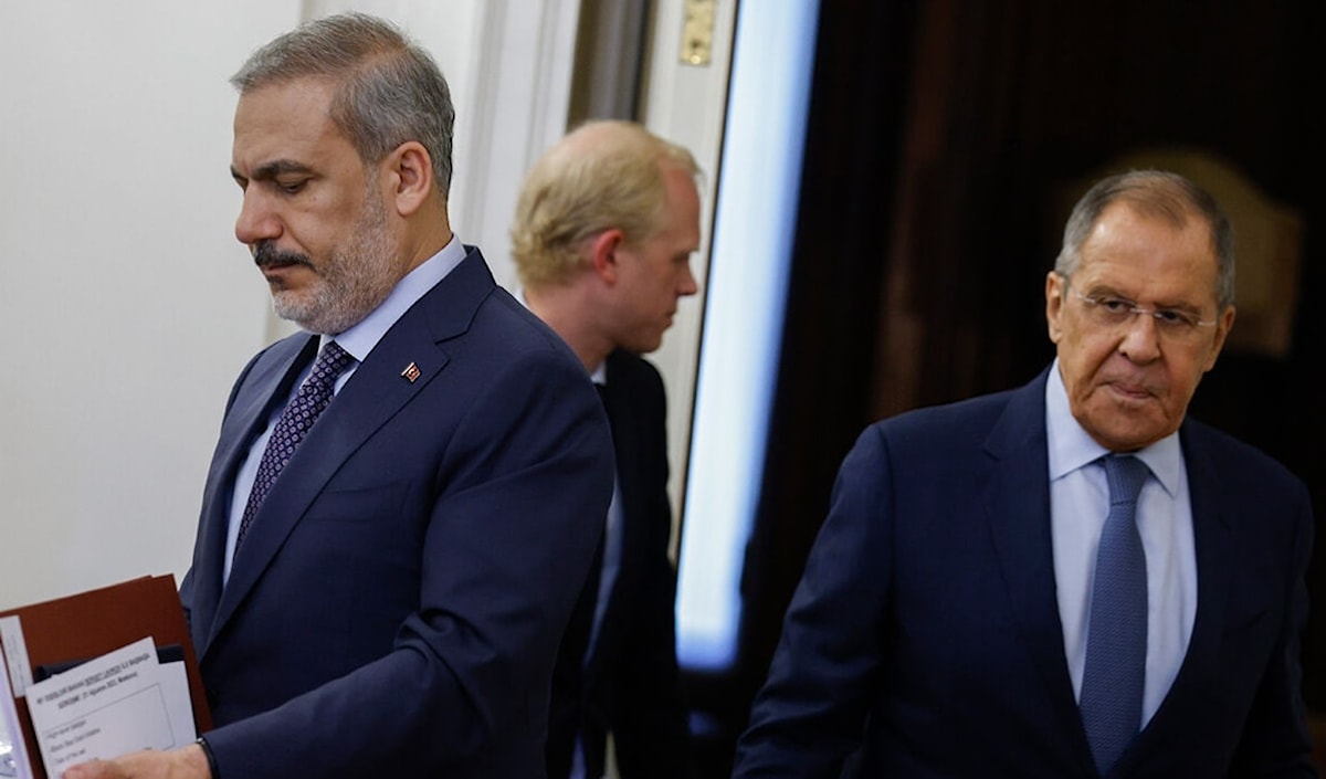 حاول فيدان حرف سياق المشكلة التي تسببت بعرقلة التطبيع، أي عدم سحب القوات التركية من سوريا (أ ف ب)
