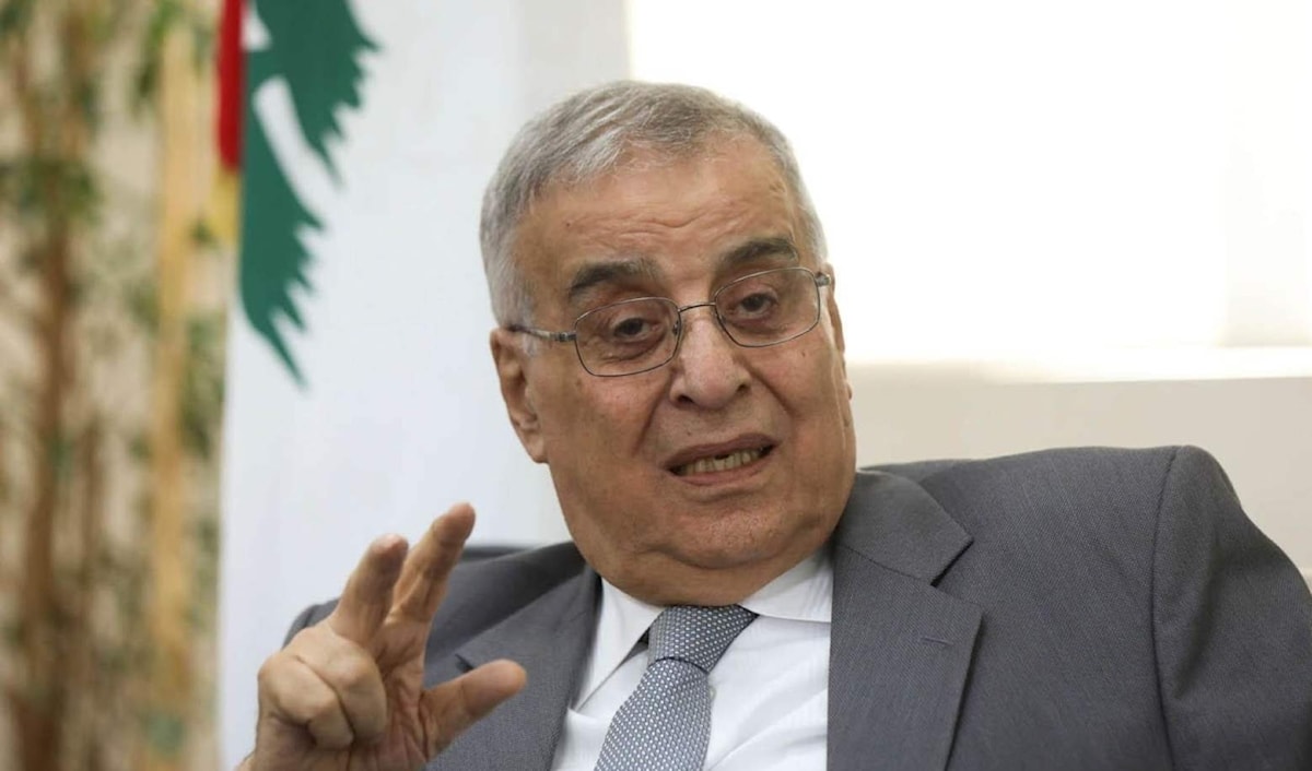 وزير خارجية لبنان عبد الله بوحبيب