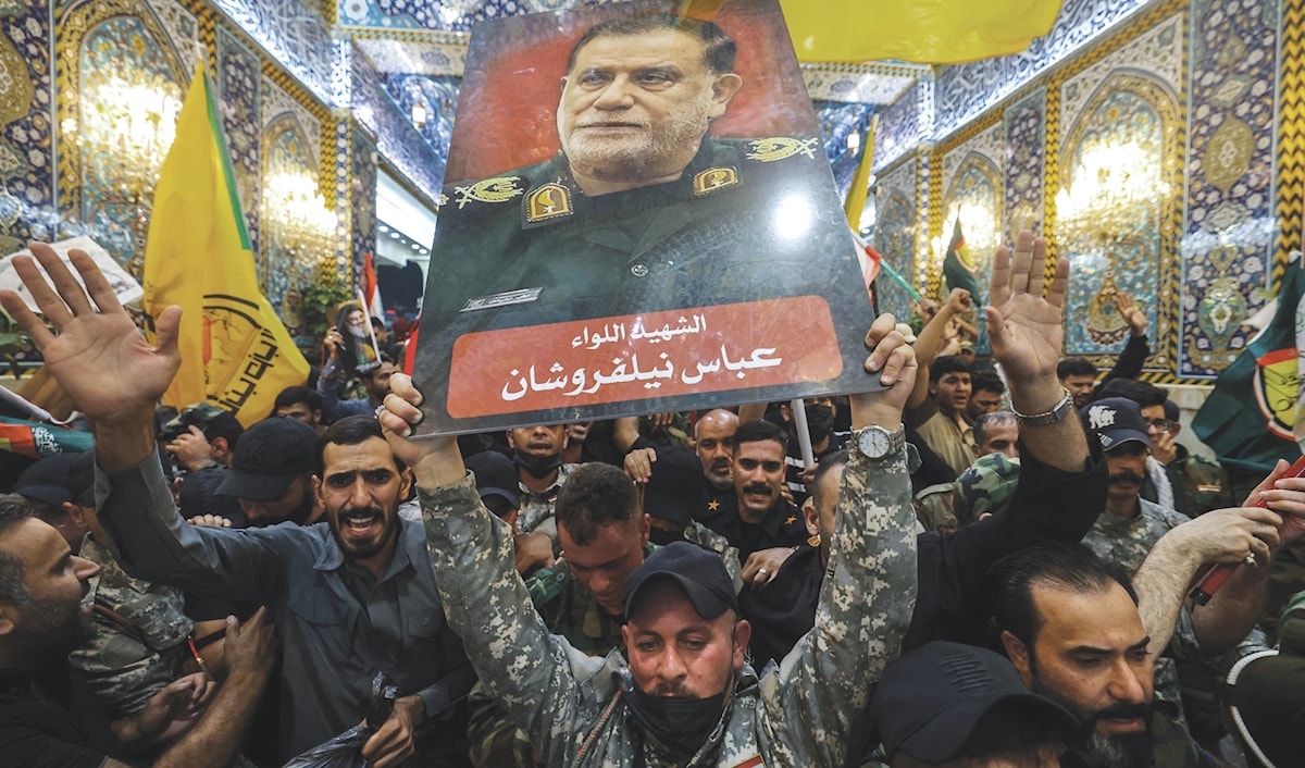 ضاعفت فصائل المقاومة العراقية، خلال شهري أيلول وتشرين الأول، هجماتها بالصواريخ والمُسيّرات (أ ف ب)