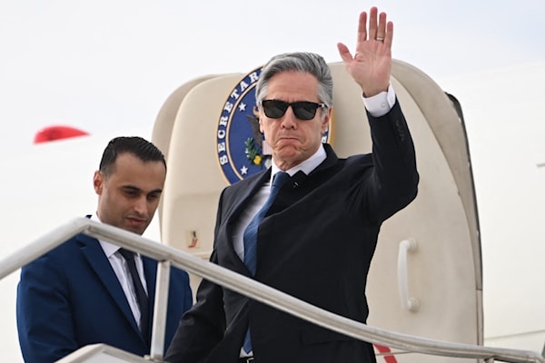 يعقد بلينكن محادثات مع نظيره التركي وسوريا تتصدّر المحادثات (أ ف ب)
