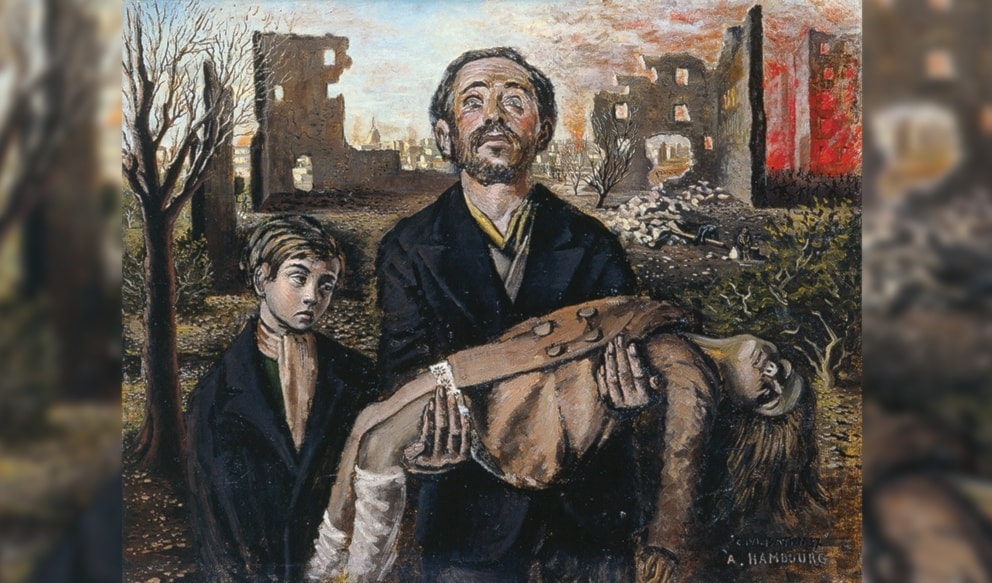 أندري هامبورغ ـ «حضارة» (زيت على قماش، 1937).