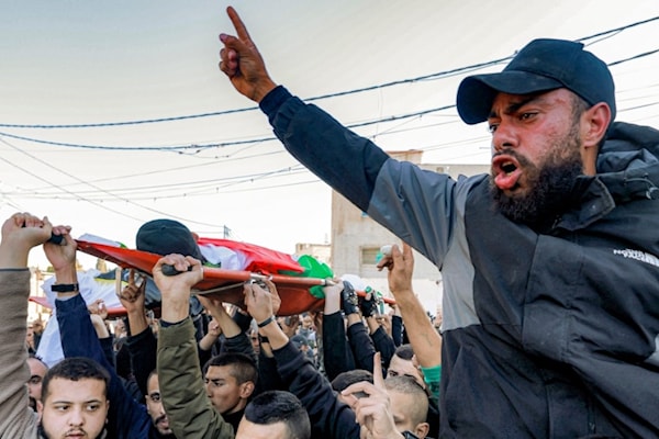 يعمّ الإضراب الشامل كافة جوانب الحياة في مدينة جنين ومخيمها (أ ف ب)