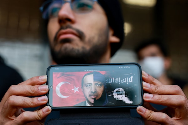 إردوغان اصطاد فرصة دعم الغرب وإسرائيل تحرّكات المعارضة السورية (أ ف ب)