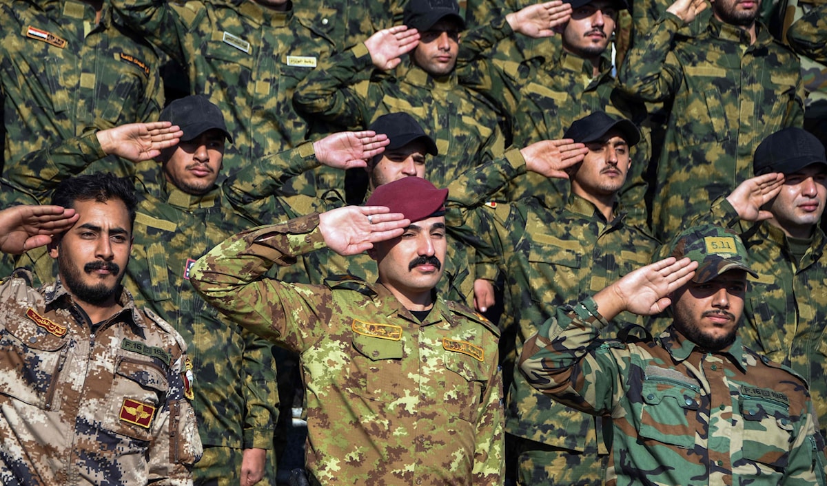 العراق يعتبر «الحشد» والفصائل شأناً داخلياً لا يحق لأحد التدخّل فيه (أ ف ب)