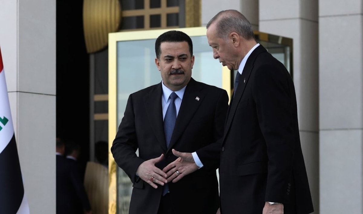 السوداني أبلغ إردوغان أنّ العراق لن يقف متفرجاً