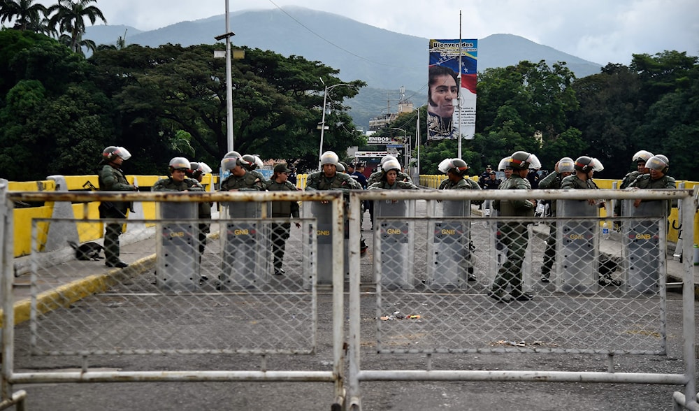 إغلاق الحدود بين فنزويلا وكولومبيا (أ ف ب)