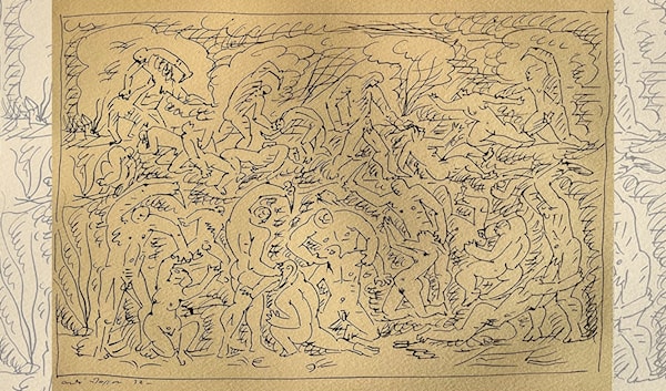 أندري ماسون ــــ «مجزرة» (حبر على ورق، 1932)