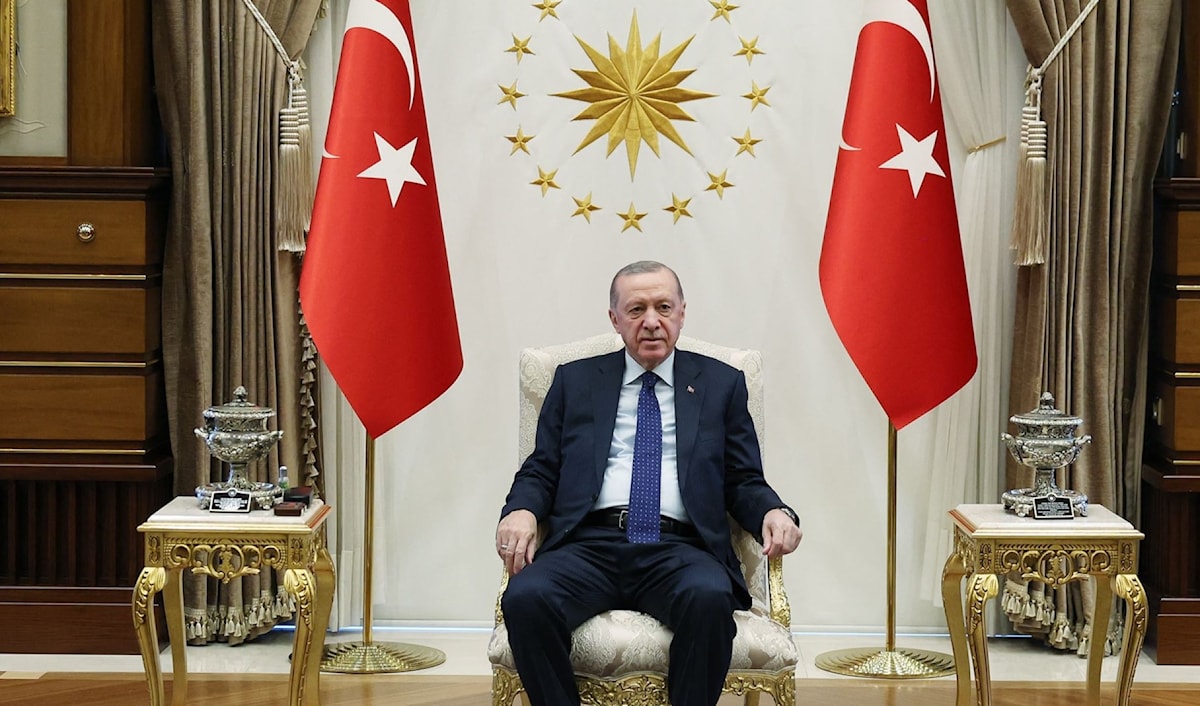 الرئيس التركي رجب طيب أردوغان (أ ف ب)