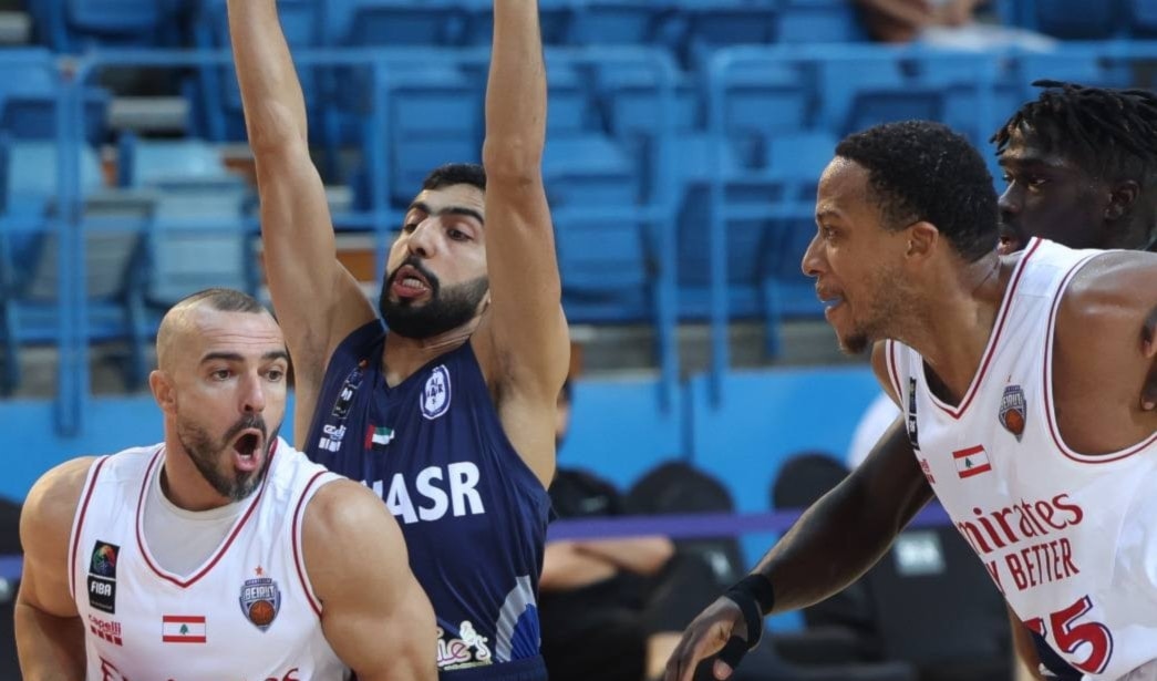 من مباراة بيروت والنصر