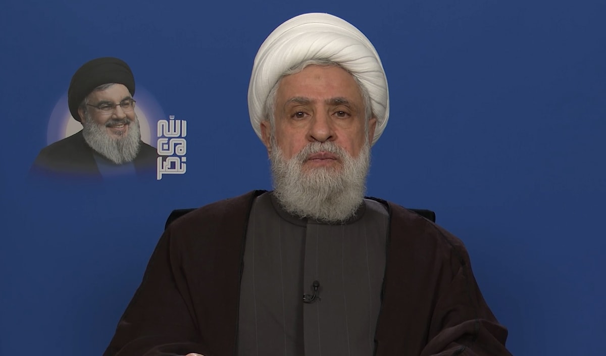 الأمين العام لحزب الله الشيخ نعيم قاسم (من الويب)