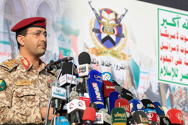 العميد سريع يعلن من ميدان السبعين عمليات جديدة ضد الكيان (ا ف ب)
