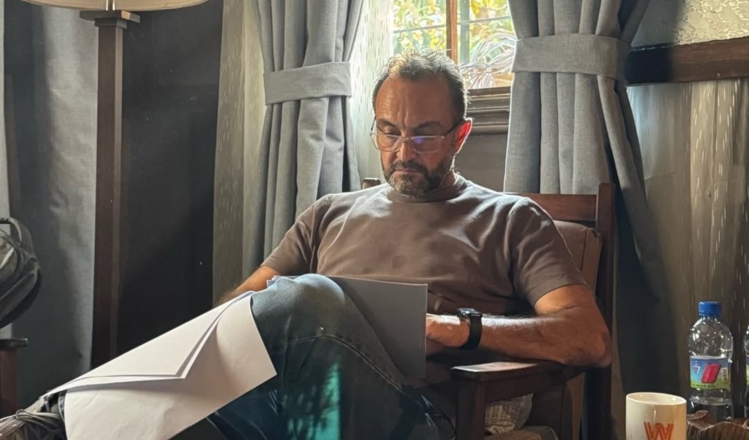 الليث حجو في كواليس التصوير