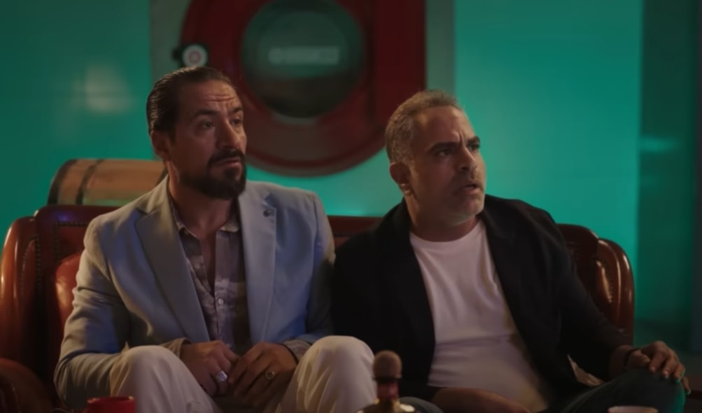 «خالد» (محمد شاهين) و«غازي» (محمد القس) في مشهد من العمل