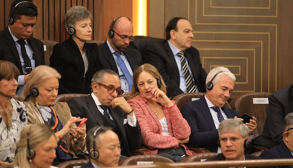السفراء الأجانب في جلسة انتخاب رئيس الجمهورية (تصوير هيثم الموسوي)