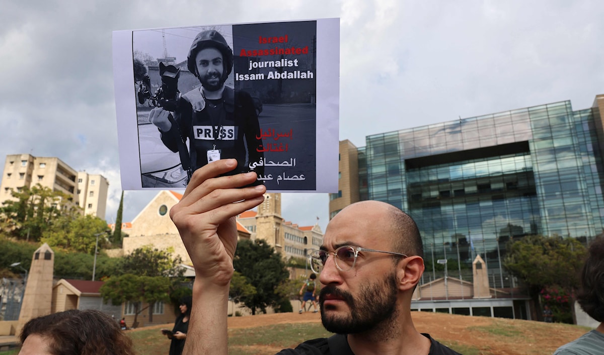 تيدبول-بنز: استهداف الصحافيين شكّل اعتداءً متعمداً وموجهاً ومزدوجاً من قبل القوات الإسرائيلية (أ ف ب)