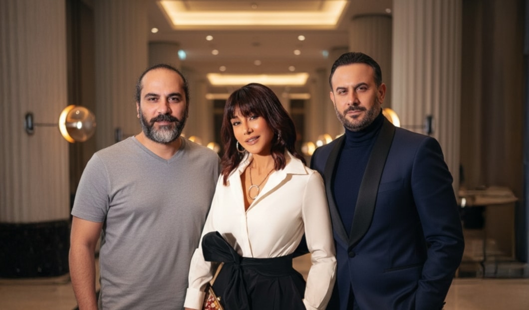 كان اللقاء الأول بين بشار وخولة في مسلسل «على قيد الحياة».