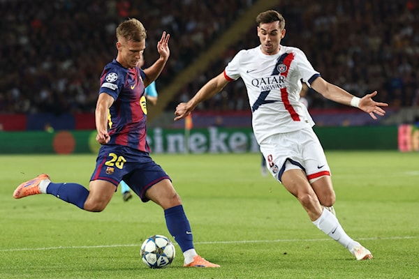 قد يحتاج أولمو إلى قرابة أسبوعين حتى يعود إلى الملاعب (أ ف ب)