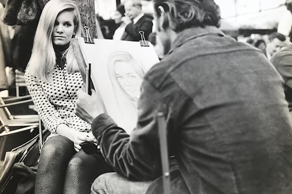 دوانو ـــ «الفنان وموديله» (1960).