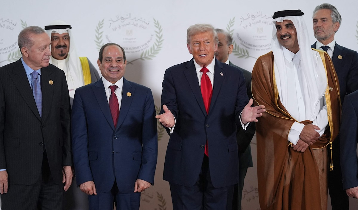 أبدت الرئاسة المصرية خلال قمة شرم  ترحيبها بالتواصل مع نتنياهو (أ ف ب)