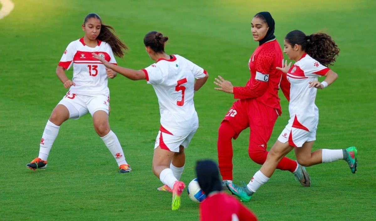 كانت مباراة منتخب ناشئات لبنان مع إيران مصيرية للتأهل عن المجموعة التي يصعد منها منتخب واحدٌ إلى النهائيات (موقع الاتحاد اللبناني)