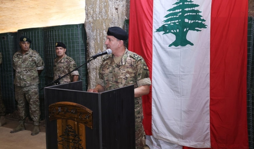 هيكل: الجيش يبذل أقصى التضحيات بناءً على إيمانه برسالته (الجيش اللبناني)