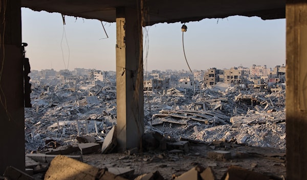 العدو عمل على تدمير ممنهج للمقدرات الحكومية في القطاع (أ ف ب)