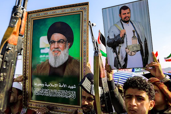 اليمنيون يؤكدون مجدداً تأييدهم للمقاومة (أف ب)