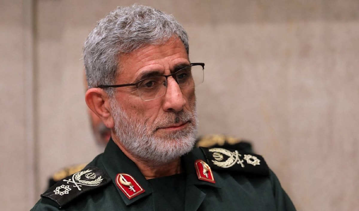 قائد «فيلق القدس» في الحرس الثوري الإيراني، إسماعيل قاآني (من الويب)