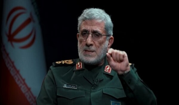 قائد «فيلق القدس» في الحرس الثوري الإيراني، إسماعيل قاآني (من الويب)