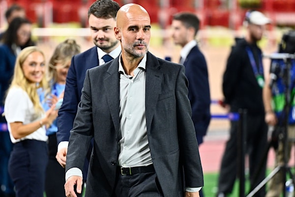 يعتبر غوارديولا أن رودري لاعب استثنائي وأفضل نسخة منه ستظهر في المونديال والموسم المقبل (أ ف ب)