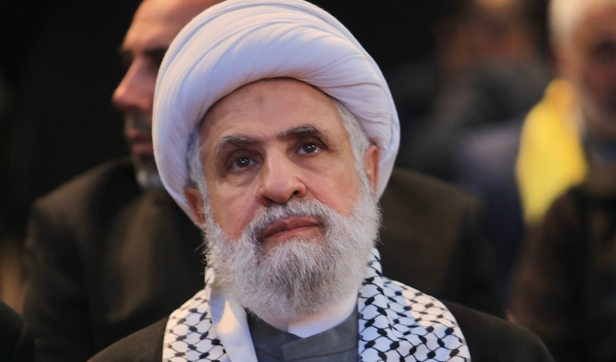 الأمين العام لحزب الله الشيخ نعيم قاسم (تصوير هيثم الموسوي)