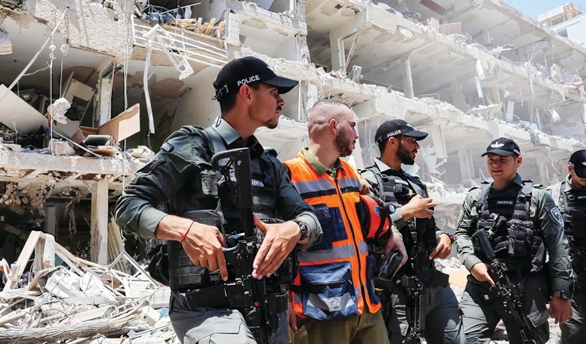 ألحقت إيران بإسرائيل خسائر كبيرة (أ ف ب)