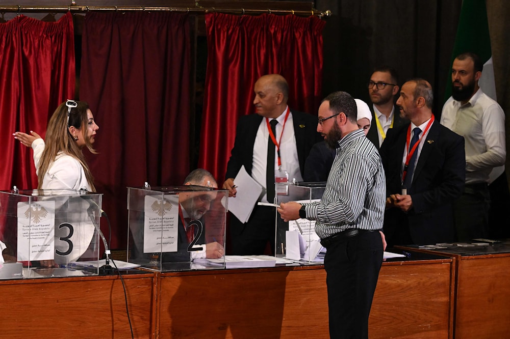المكوّن المسيحي كان له مقعدان فقط، وهو تمثيل ضعيف (أ ف ب)