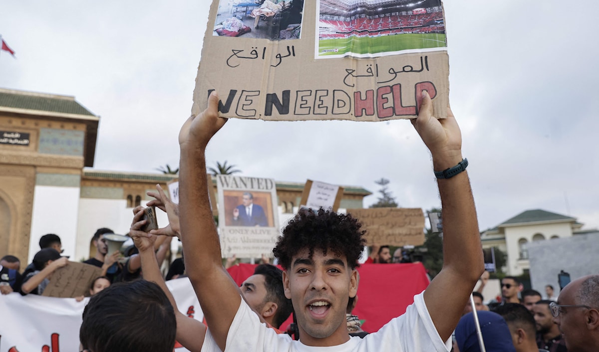 اعتبر الموقعون على الرسالة أن مطالب الشباب «مشروعة» (أ ف ب)
