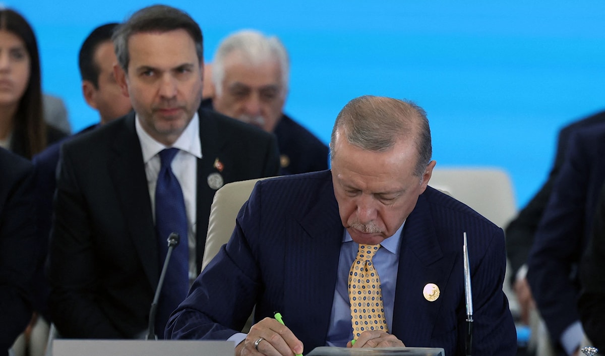 أكد إردوغان أن «حماس» مستعدة للسلام والمفاوضات (أ ف ب)