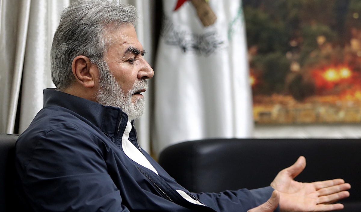 اعتبر النخالة أن «خطة ترامب تحمل في طياتها إعلان الاستسلام للعدو» (هيثم الموسوي)