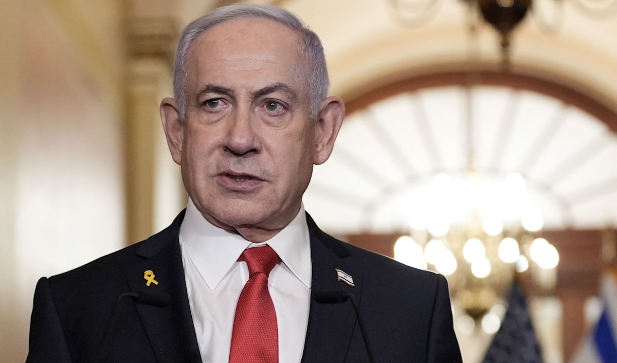طرح نتنياهو تساؤلاً حول مرونة الشرع في الامتثال لما تريده إسرائيل (أ ف ب)
