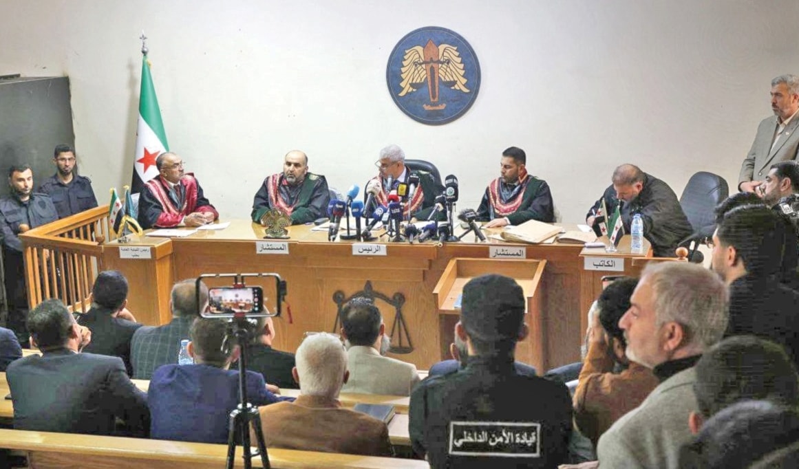 الجلسة الأولى لمحاكمة المتهمين بارتكاب جرائم في الساحل السوري