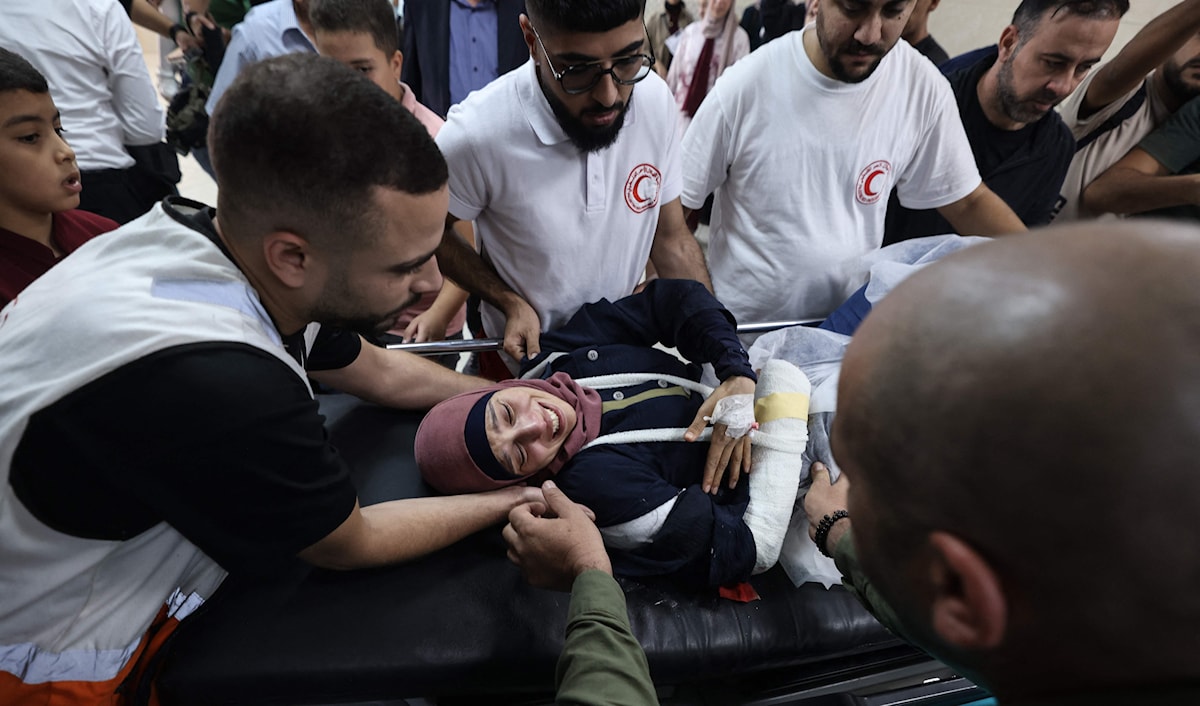 زعم جيش الاحتلال الإسرائيلي أنه قصف أهدافاً تابعة لحركة «حماس» (أ ف ب)