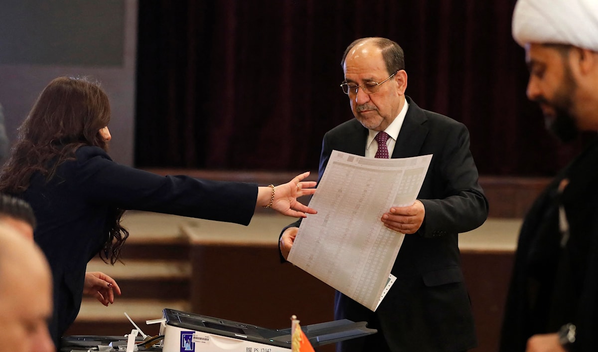 المالكي يثبّت موقعه سياسياً بعد الانتخابات (أ ف ب)