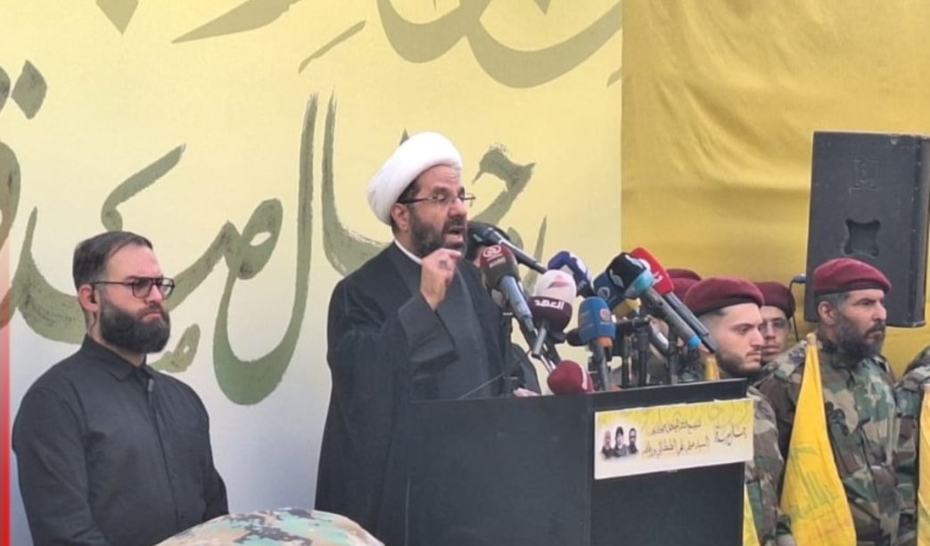 حزب الله يشيّع الشهيد هيثم علي الطبطبائي ورفاقه (من الويب)