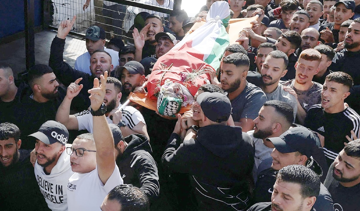 استشهد ثلاثة مواطنين من البلدة خلال الأسبوع الماضي فقط (أ ف ب)
