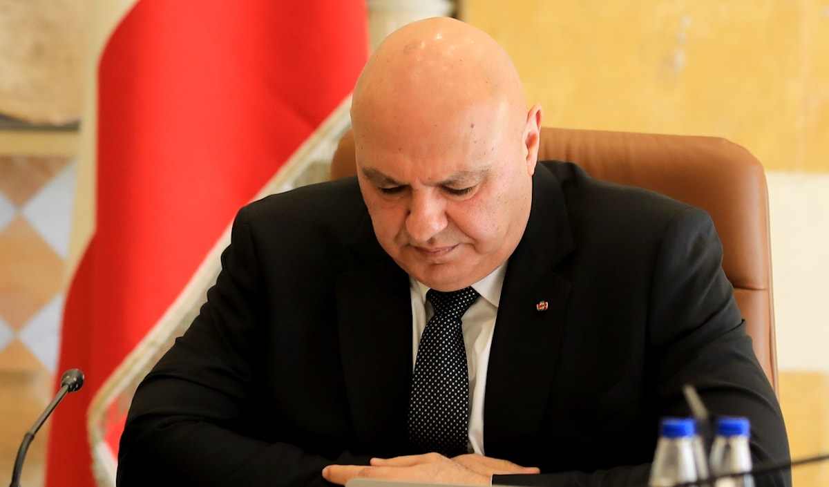 أكد عون أنه «ليس أمام لبنان إلا خيار التفاوض» (هبثم الموسوي)