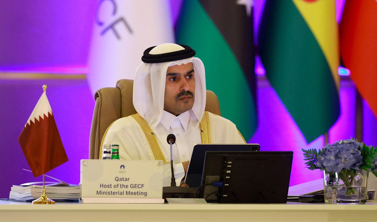 حذّر الكعبي من إمكانية وقف توريد الغاز الطبيعي المسال إلى أوروبا (أ ف ب)