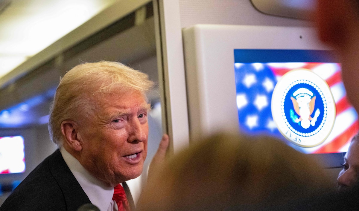 قال ترامب إنهم «يقومون بالتجارب في باطن الأرض حيث لا يعلم الناس ما الذي يحدث» (أ ف ب)