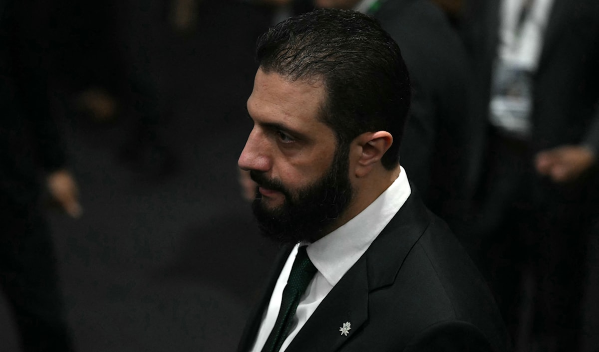 قرر مجلس الأمن شطب الشرع وخطاب عن قائمة العقوبات (أ ف ب)