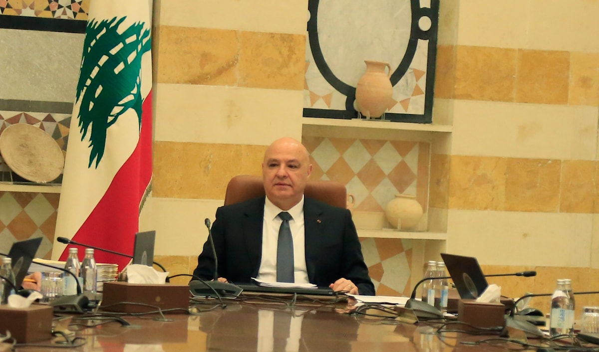 أعلن عون أنّه كلّما عبّر لبنان عن انفتاحه كلّما أمعنت إسرائيل في عدوانها (مروان بو حيدر)