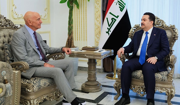 براك يبحث مع السوداني سبل دعم استقرار سوريا ومنع أي تصعيد إقليمي (أ ف ب)