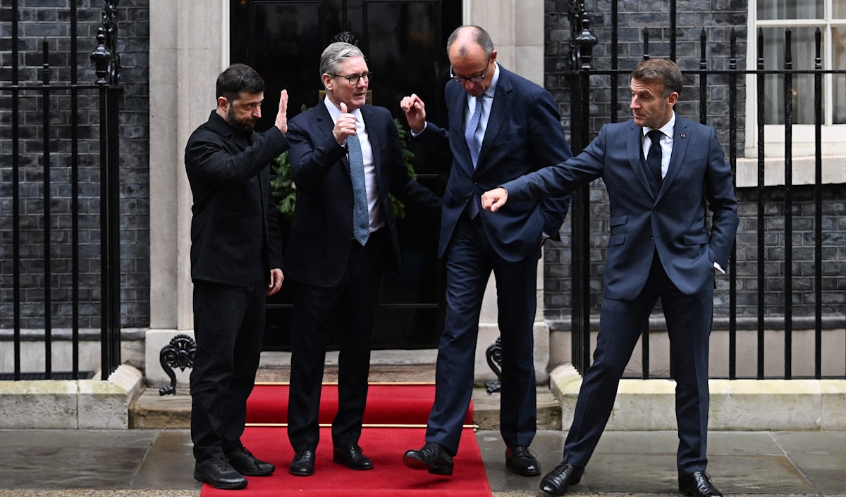 جاء اجتماع لندن الإثنين الماضي في محاولة لتوحيد الصف الأوروبي وتنسيق المواقف قبل الردّ على المقترح الأميركي للتسوية  (أ ف ب)