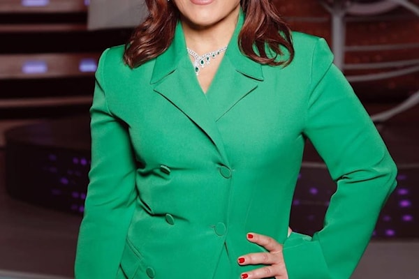 حلت الممثلة اللبنانية ضيفة على برنامج «المصير» على قناة ltv